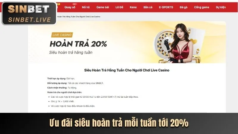 Các loại hình khuyến mãi đa dạng tại acb888